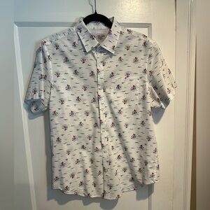 Penguin - short sleeved button-down - Size Med